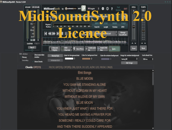 MidiSoundSynth 2.0 Licence